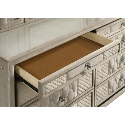  Coaster Furniture Lorient 222663 8-drawer LED Bedroom Dresser Cabinet - Ivory/Camel IMAGE 11