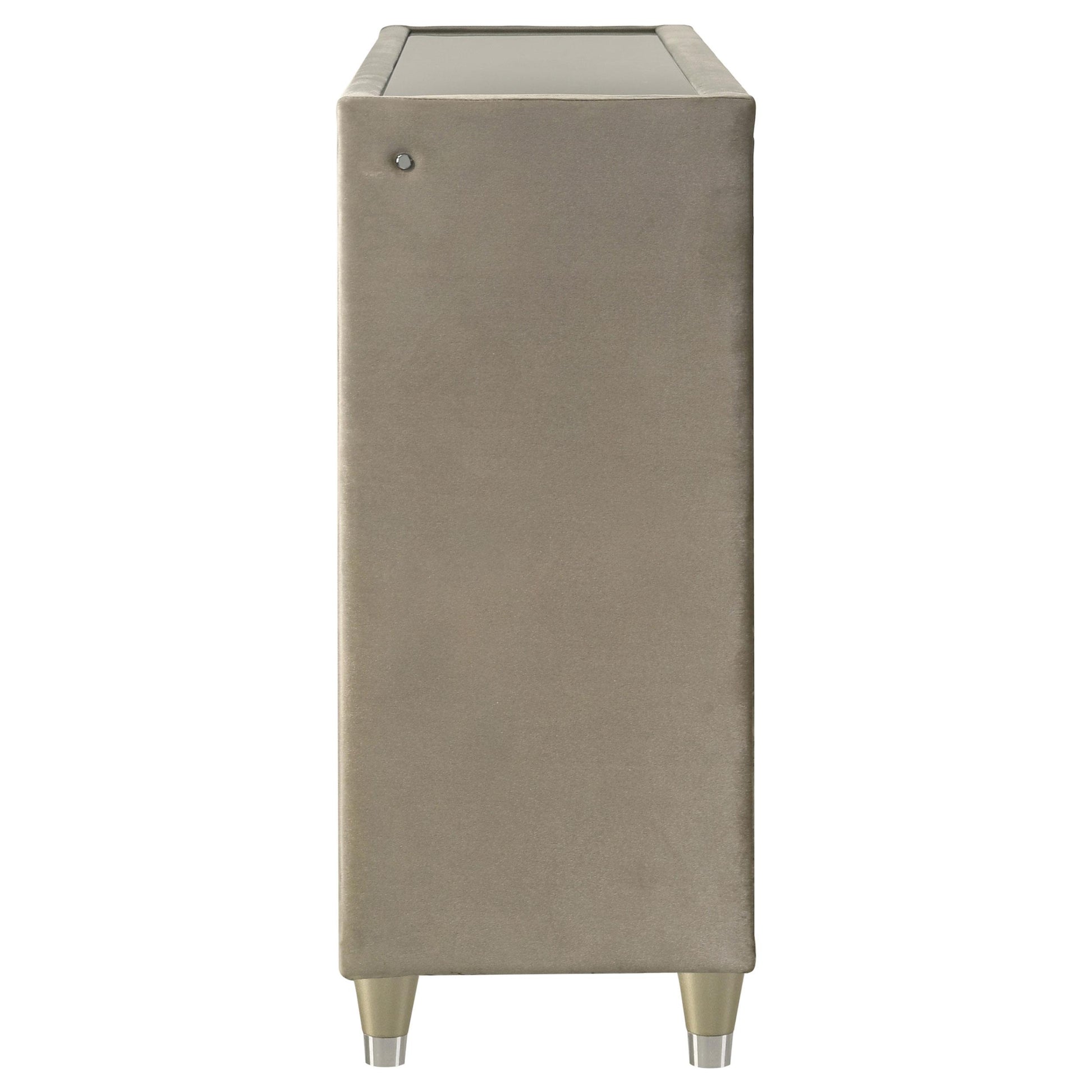  Coaster Furniture Lorient 222663 8-drawer LED Bedroom Dresser Cabinet - Ivory/Camel IMAGE 12