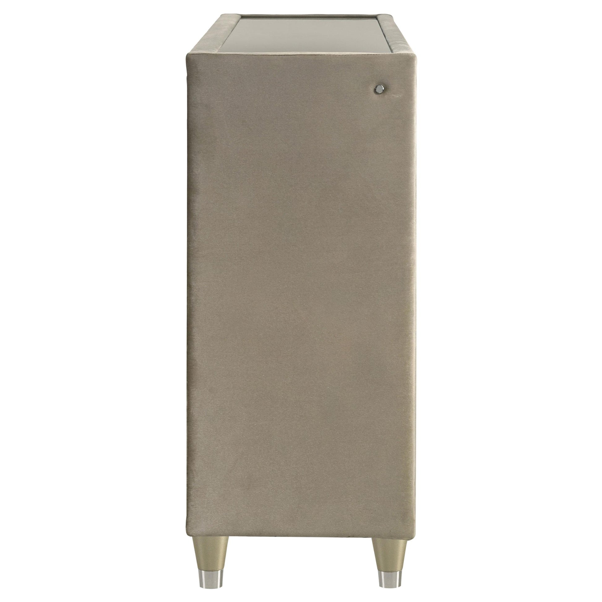  Coaster Furniture Lorient 222663 8-drawer LED Bedroom Dresser Cabinet - Ivory/Camel IMAGE 7