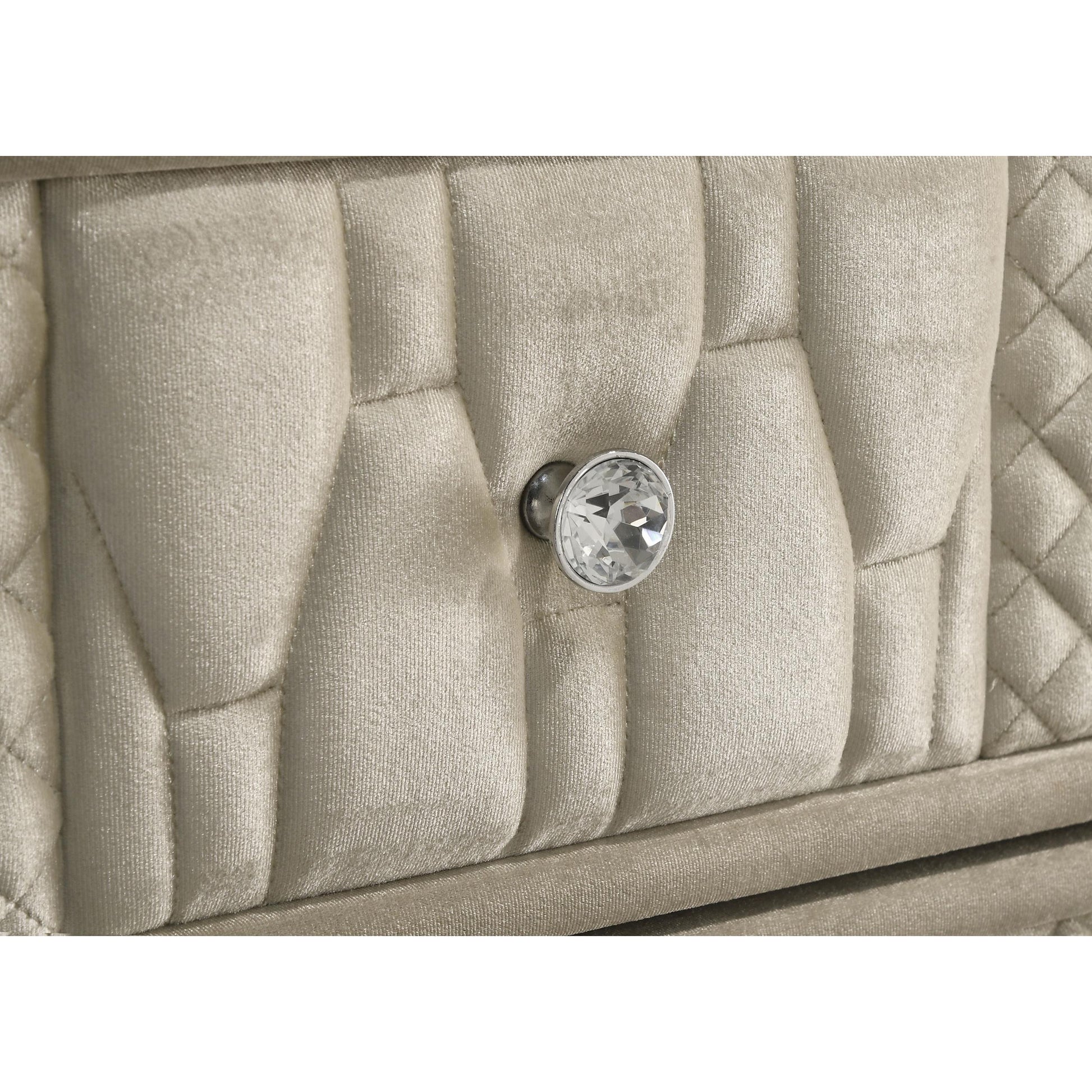  Coaster Furniture Lorient 222663FB 8-drawer LED Bedroom Flame Box Dresser - Ivory Camel IMAGE 9