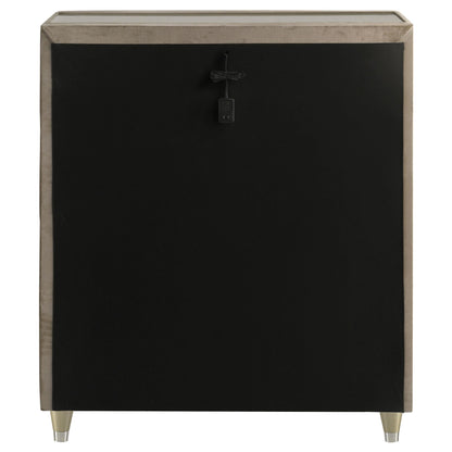  Coaster Furniture Lorient 222665 5-drawer LED Chest - Ivory/Camel IMAGE 2
