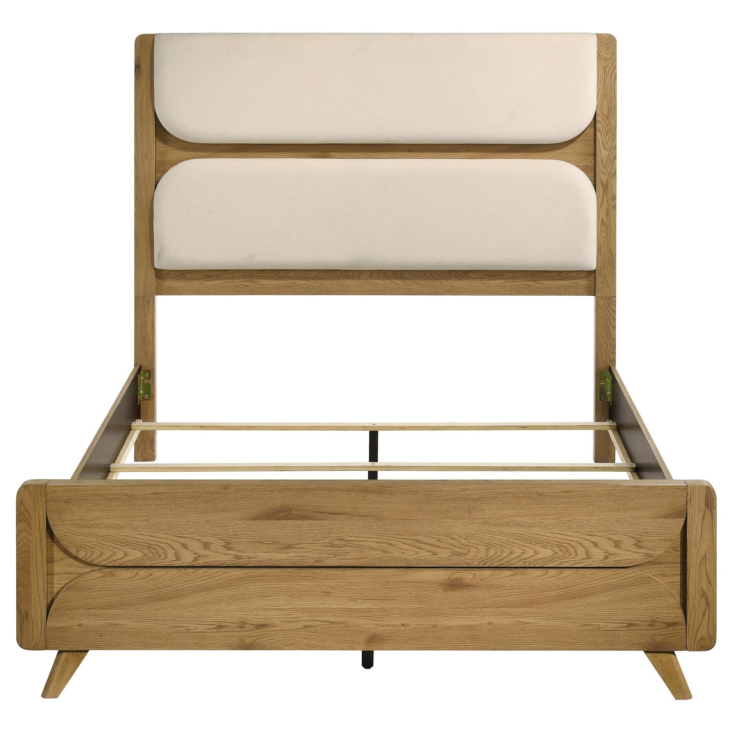  Coaster Furniture Bennett 222901Q 63-inch Queen Upholstered Panel Bed - Cream/Light Oak IMAGE 10