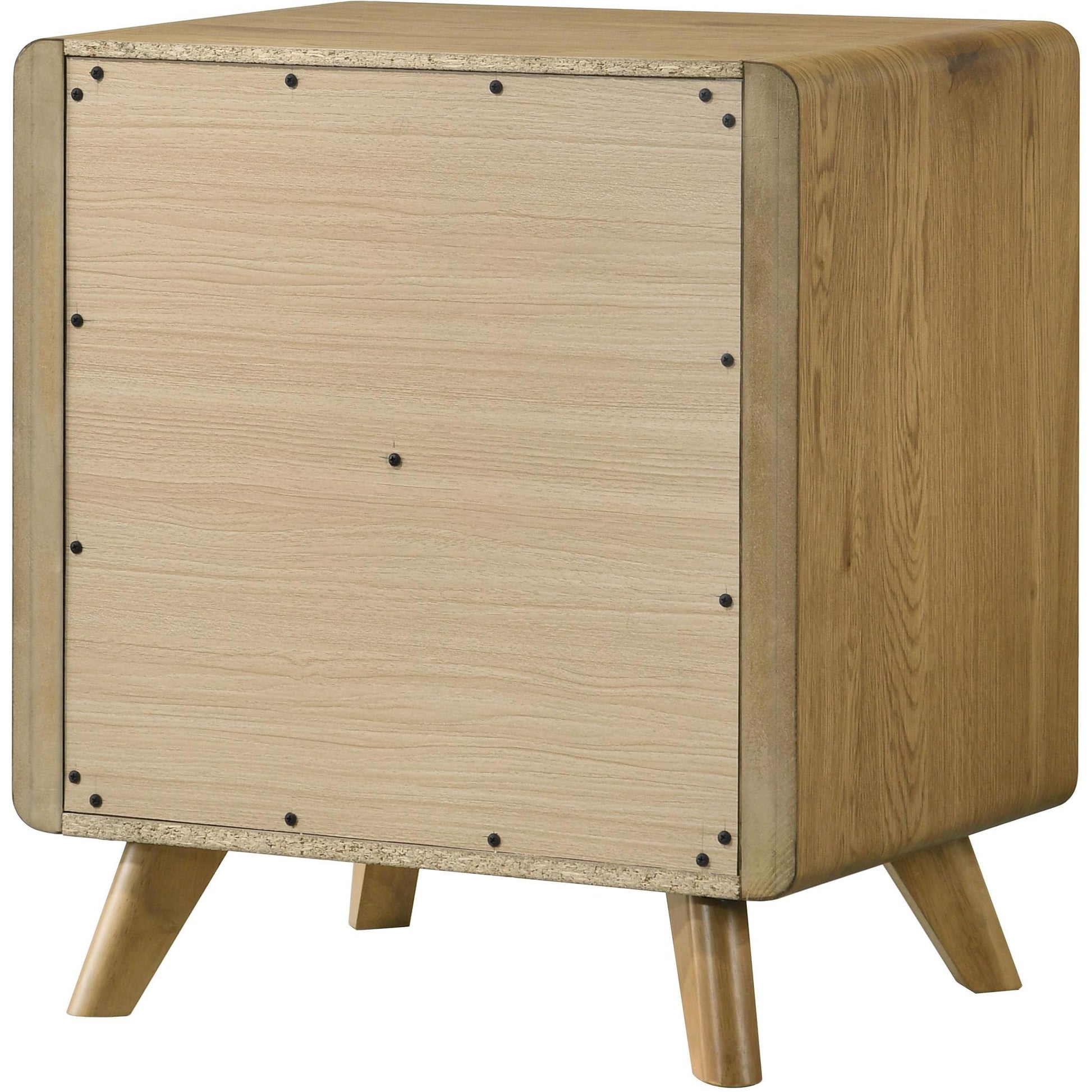  Coaster Furniture Bennett 222902 2-drawer Bedroom Nightstand Bedside Table - Light Oak IMAGE 8