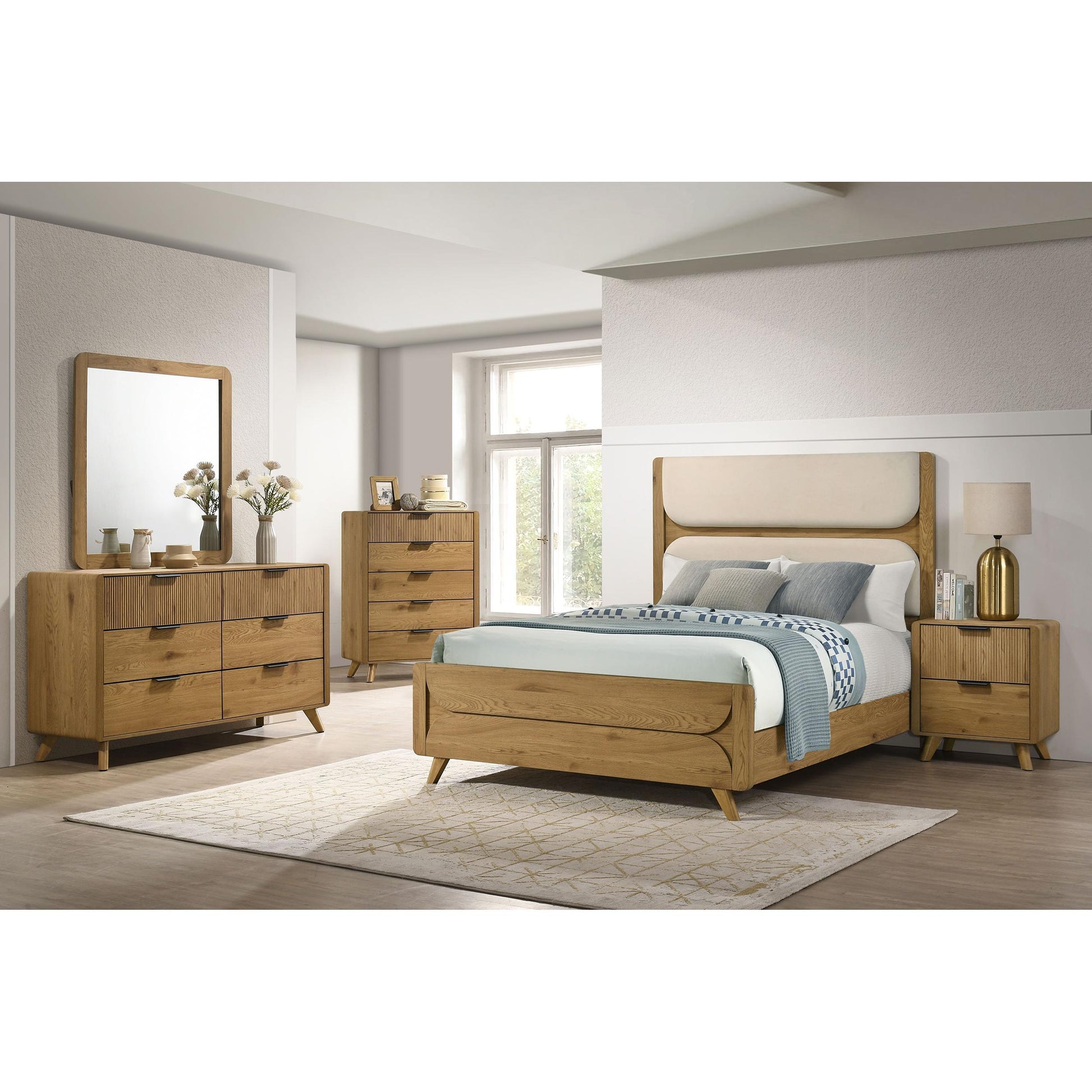  Coaster Furniture Bennett 222903 6-drawer Bedroom Dresser Cabinet - Light Oak IMAGE 15