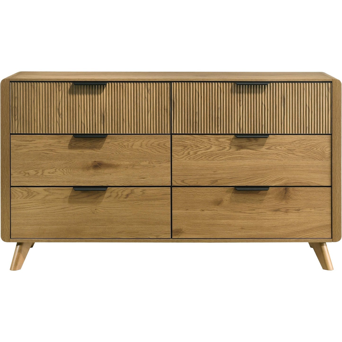  Coaster Furniture Bennett 222903 6-drawer Bedroom Dresser Cabinet - Light Oak IMAGE 3