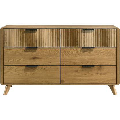 Coaster Furniture Bennett 222903 6-drawer Bedroom Dresser Cabinet - Light Oak IMAGE 3