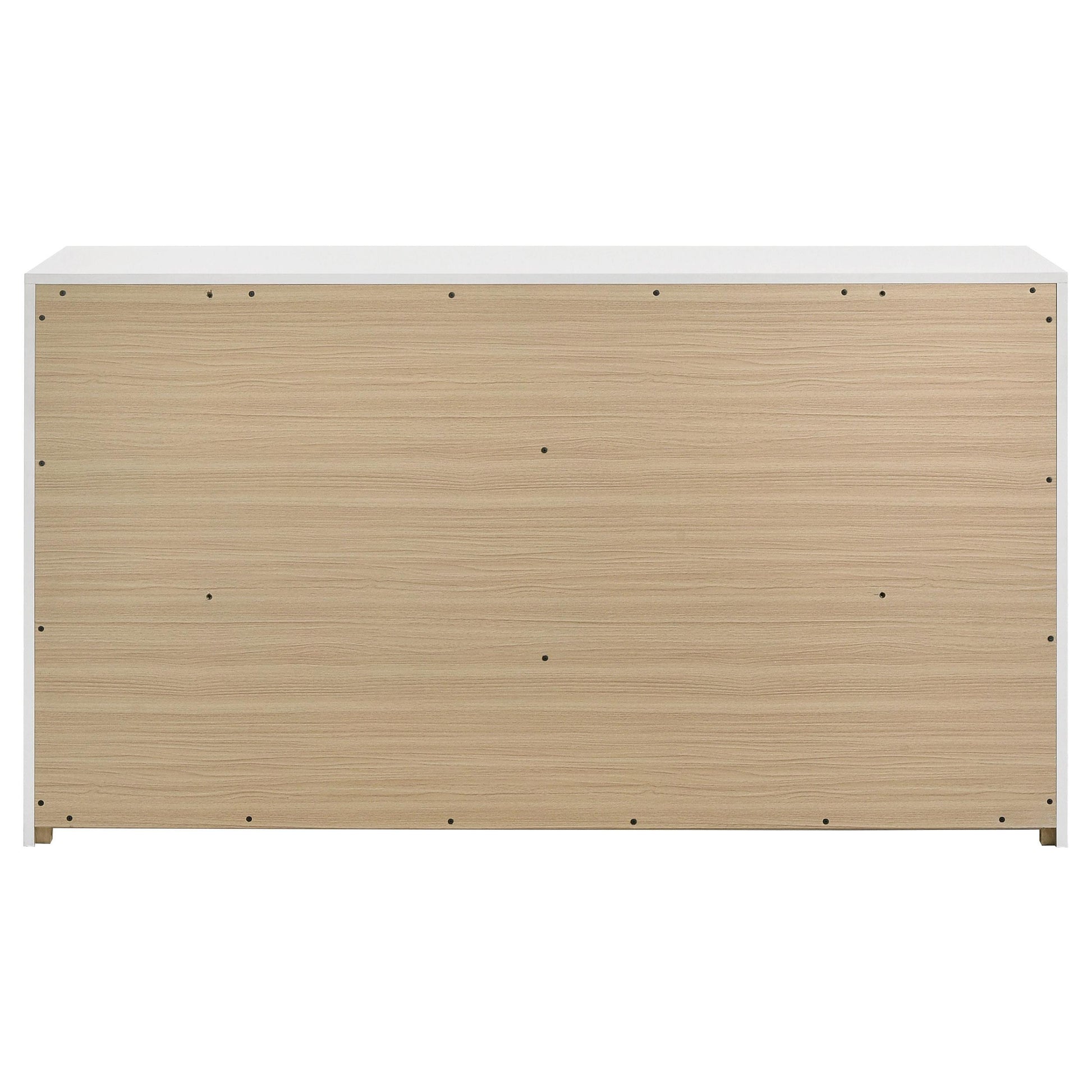  Coaster Furniture Ines 223093 6-drawer Bedroom Dresser Cabinet - White High Gloss IMAGE 2