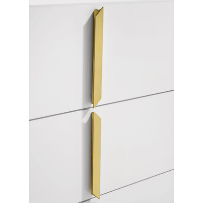  Coaster Furniture Ines 223093 6-drawer Bedroom Dresser Cabinet - White High Gloss IMAGE 7