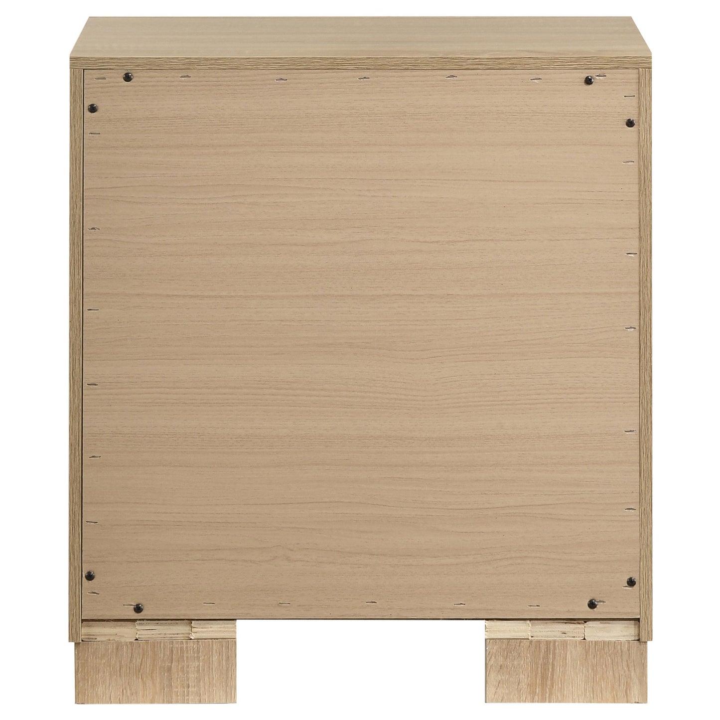  Coaster Furniture Arielle 223112 2-drawer Bedroom Nightstand with Casters - Light Oak IMAGE 7