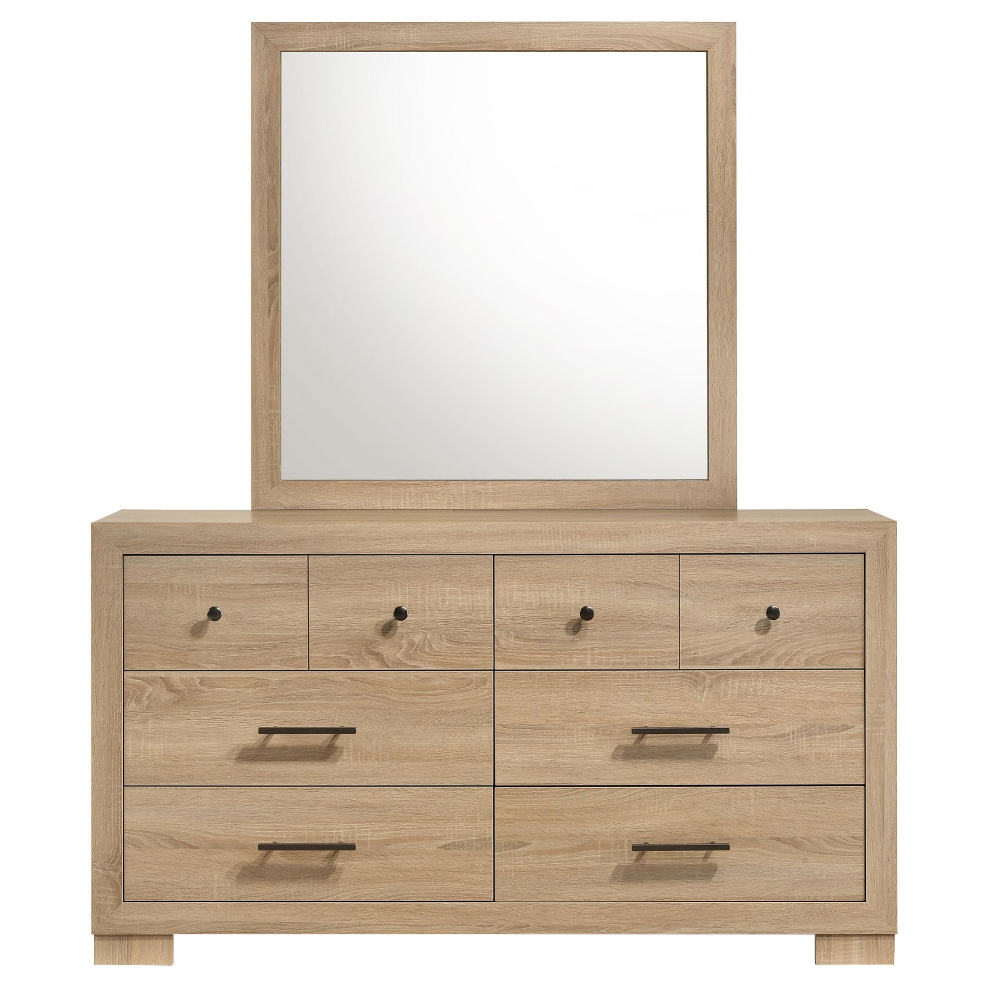 Coaster Furniture Arielle 223113M 6-drawer Bedroom Dresser with Mirror - Light Oak IMAGE 7