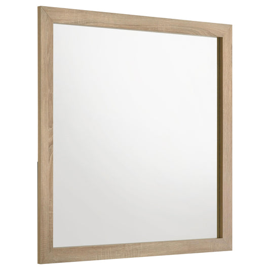  Coaster Furniture Arielle 223114 Dresser Mirror - Light Oak IMAGE 1