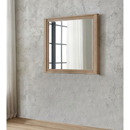  Coaster Furniture Leanne 223134 Dresser Mirror - Light Oak IMAGE 5