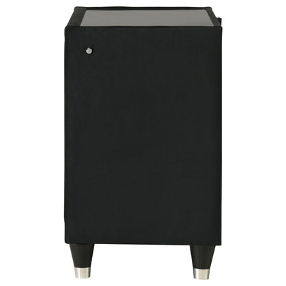  Coaster Furniture Lorient 223162 2-drawer LED Nightstand with USB - Black IMAGE 14