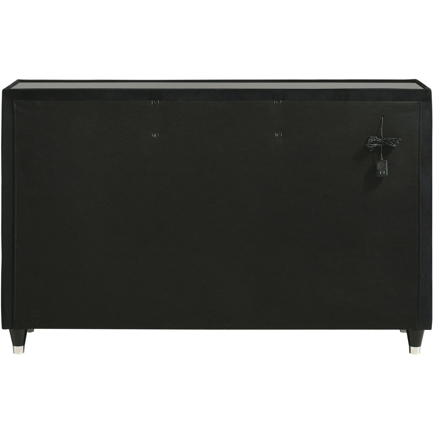  Coaster Furniture Lorient 223163 8-drawer LED Bedroom Dresser Cabinet - Black IMAGE 7