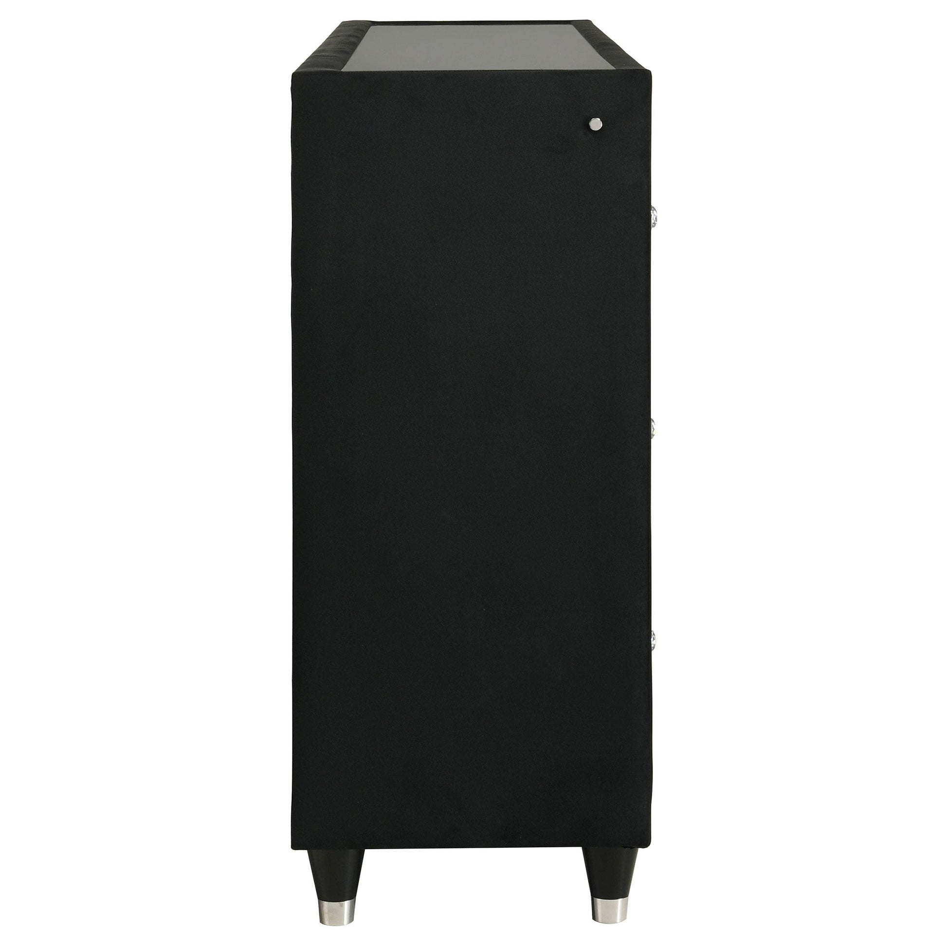  Coaster Furniture Lorient 223163FB 8-drawer LED Bedroom Flame Box Dresser - Black IMAGE 10