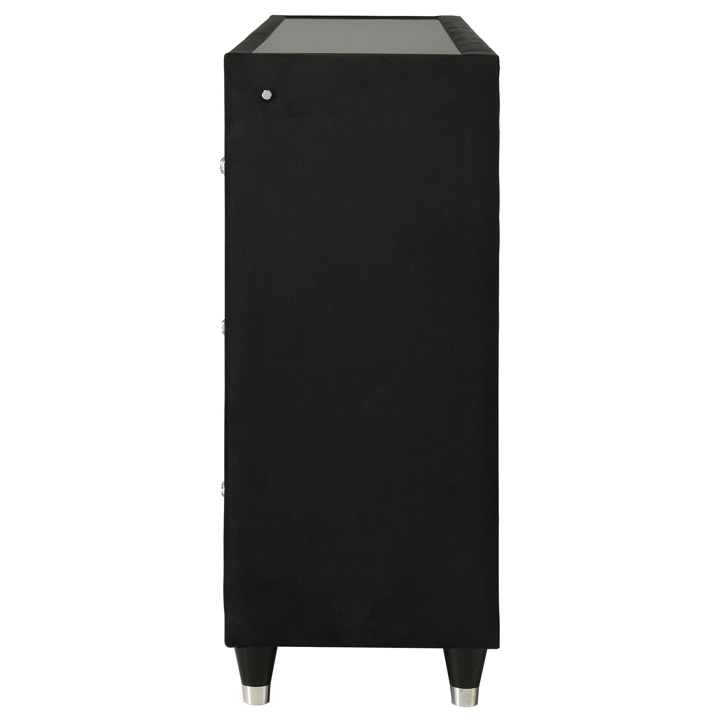  Coaster Furniture Lorient 223163FB 8-drawer LED Bedroom Flame Box Dresser - Black IMAGE 15