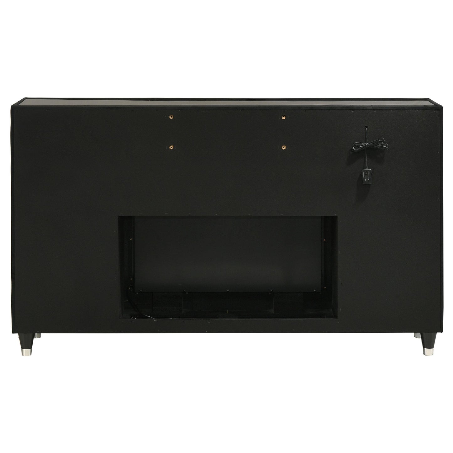  Coaster Furniture Lorient 223163FB 8-drawer LED Bedroom Flame Box Dresser - Black IMAGE 4