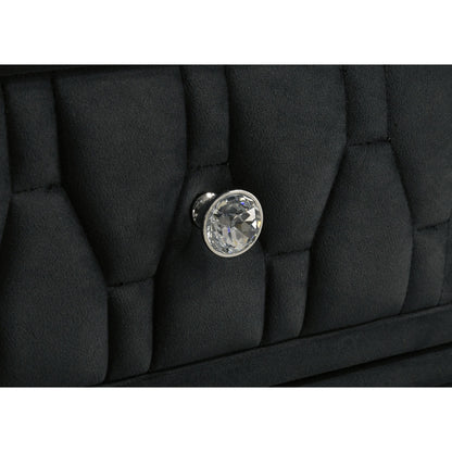  Coaster Furniture Lorient 223163FBM 8-drawer LED Flame Box Dresser and Mirror - Black IMAGE 12