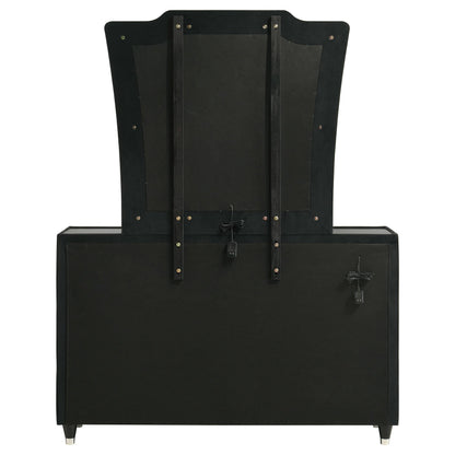  Coaster Furniture Lorient 223163M 8-drawer LED Dresser with Mirror - Black IMAGE 9