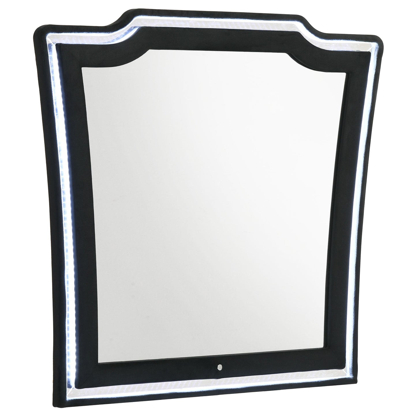  Coaster Furniture Lorient 223164 LED Dresser Mirror - Black IMAGE 4