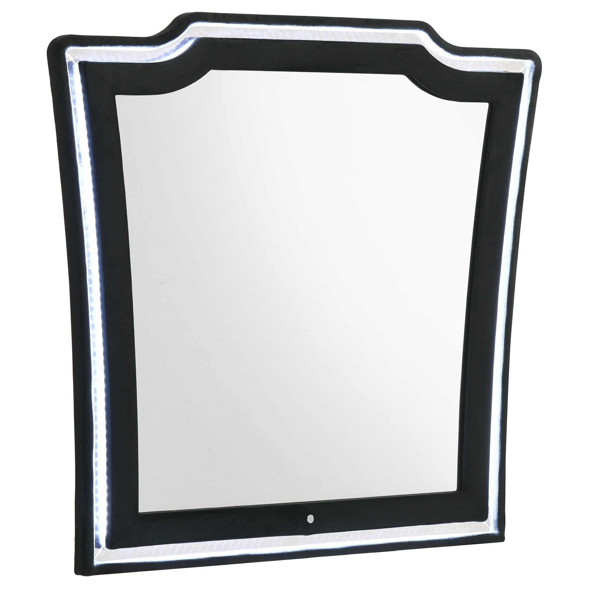  Coaster Furniture Lorient 223164 LED Dresser Mirror - Black IMAGE 4