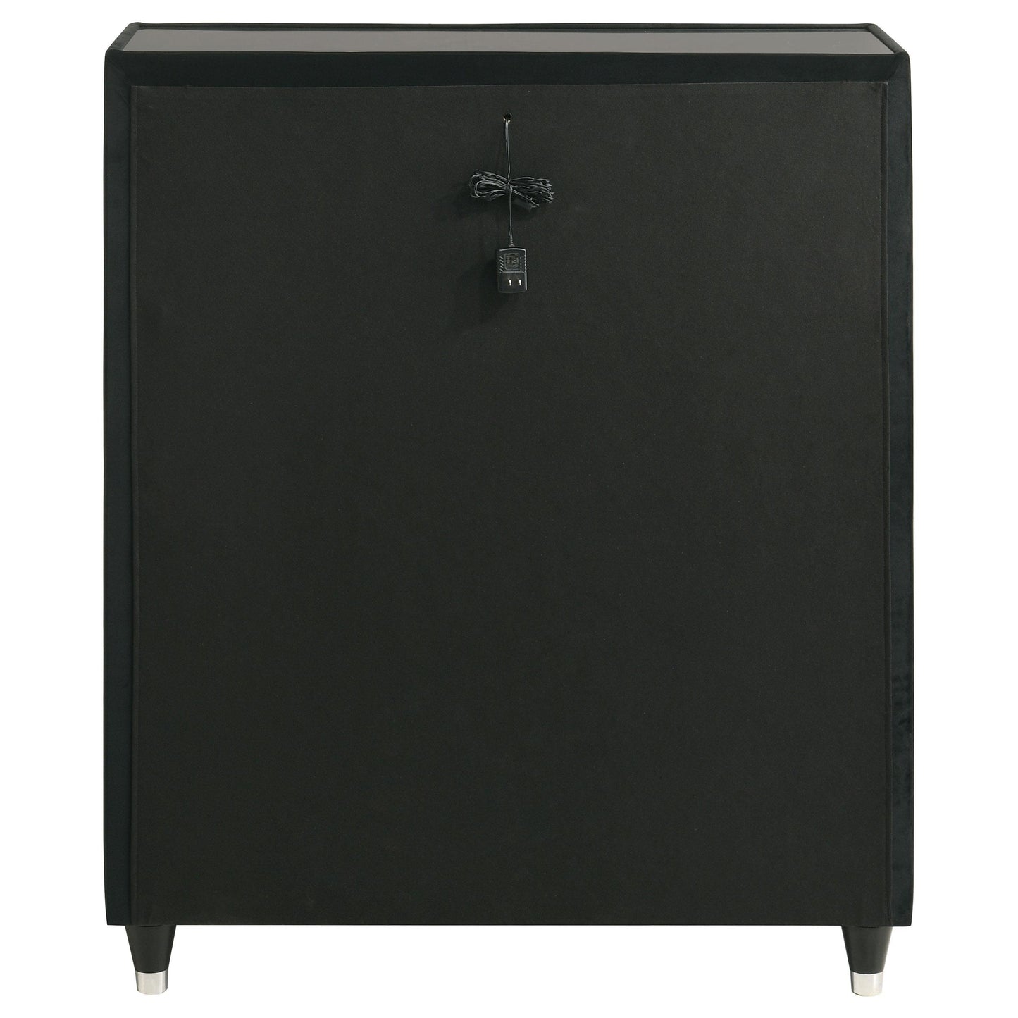  Coaster Furniture Lorient 223165 5-drawer LED Chest - Black IMAGE 4