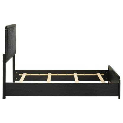  Coaster Furniture Cavelle 223661T 51-inch Upholstered Twin Panel Bed - Black IMAGE 10