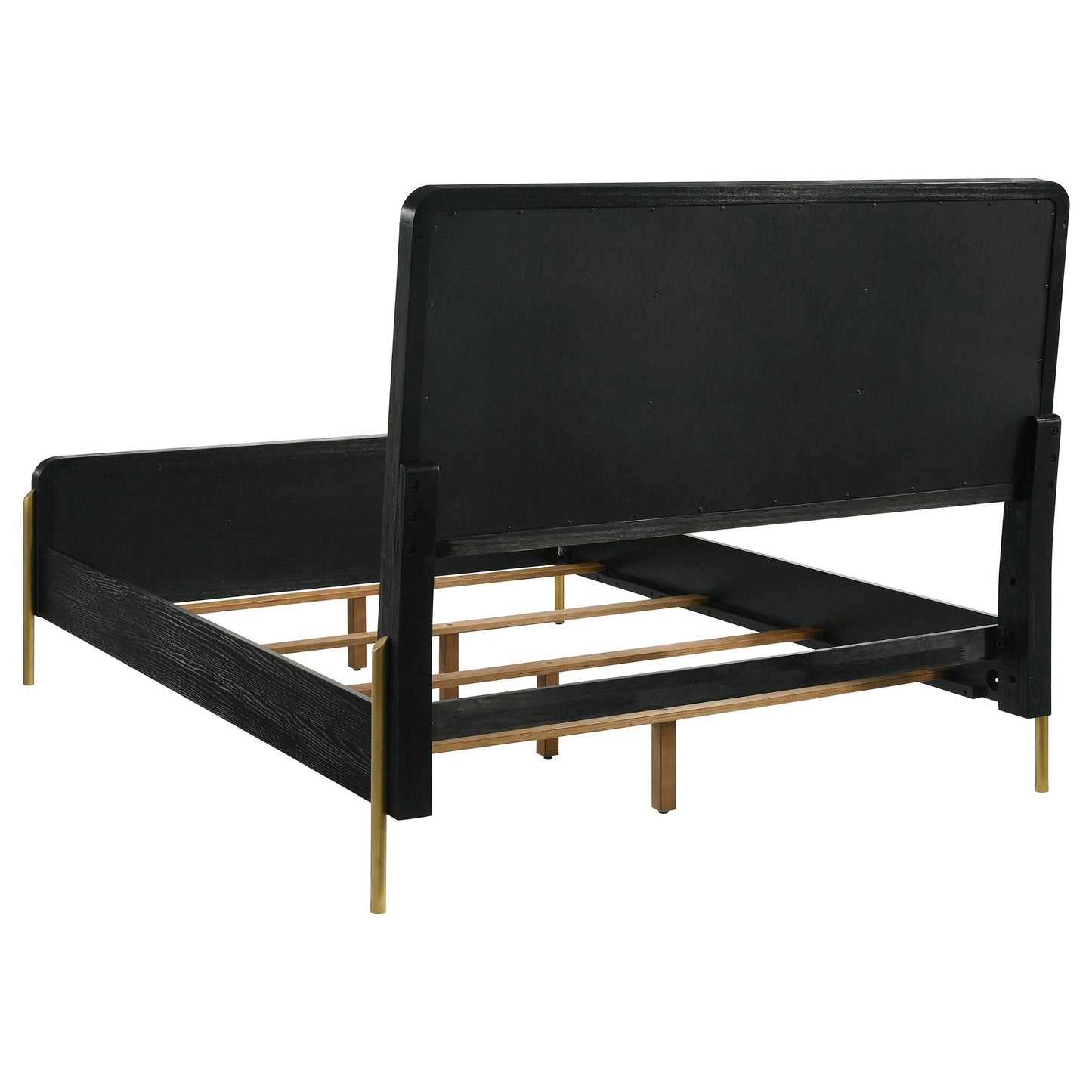  Coaster Furniture Arini 224331QCRM 56-inch Queen Panel Bed - Cream/Black IMAGE 2