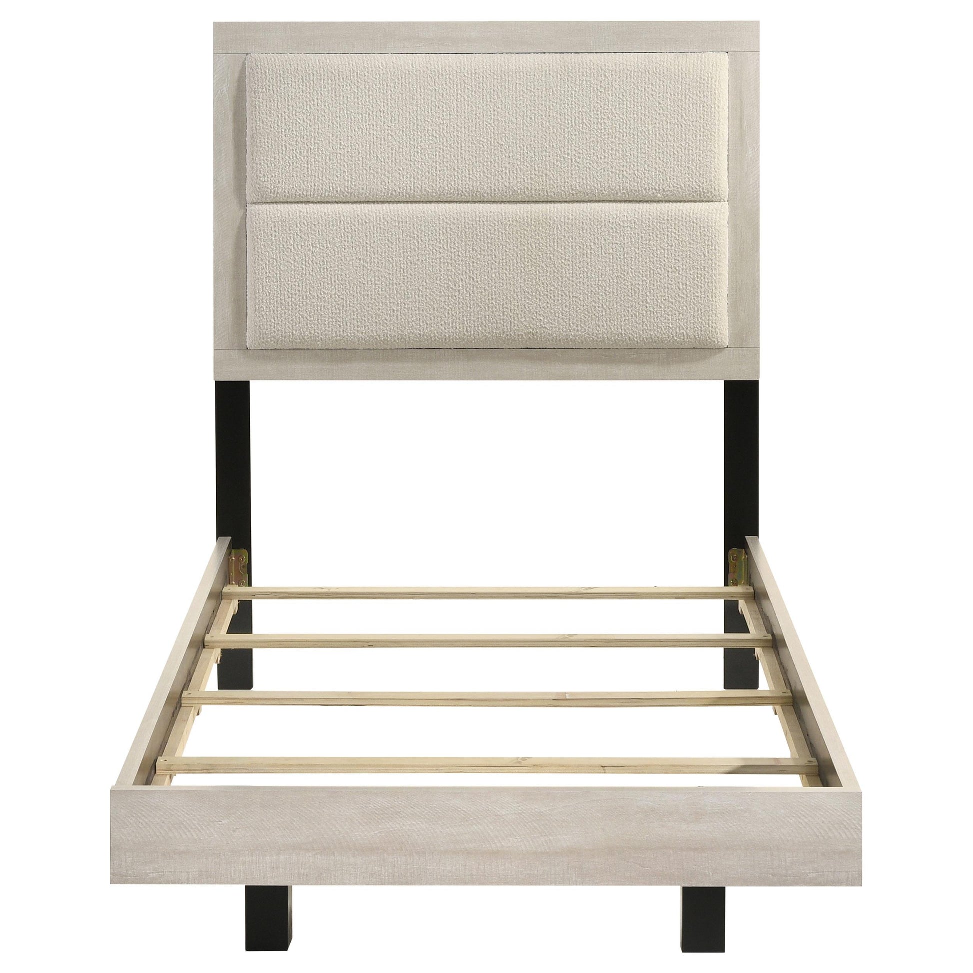  Coaster Furniture Trenton 225061T 54-inch Wood Twin Panel Bed - Rustic Cream IMAGE 10