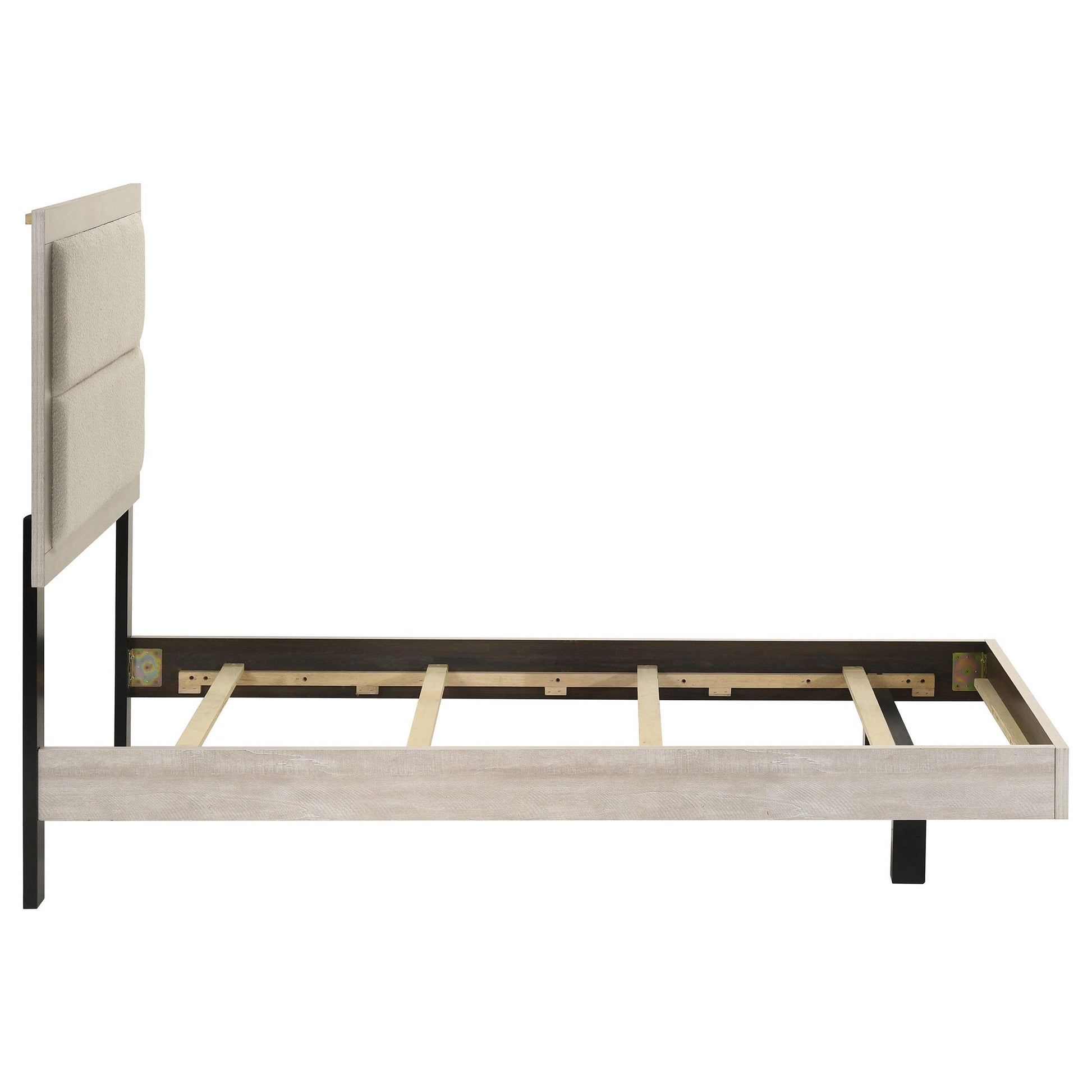  Coaster Furniture Trenton 225061T 54-inch Wood Twin Panel Bed - Rustic Cream IMAGE 4