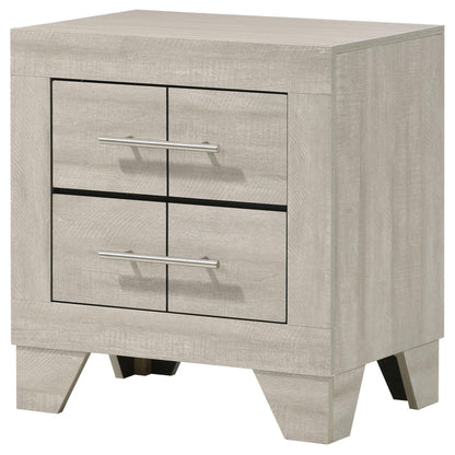  Coaster Furniture Trenton 225062 2-drawer Nightstand Bedside Table - Rustic Cream IMAGE 10