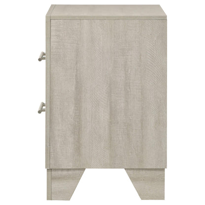  Coaster Furniture Trenton 225062 2-drawer Nightstand Bedside Table - Rustic Cream IMAGE 3