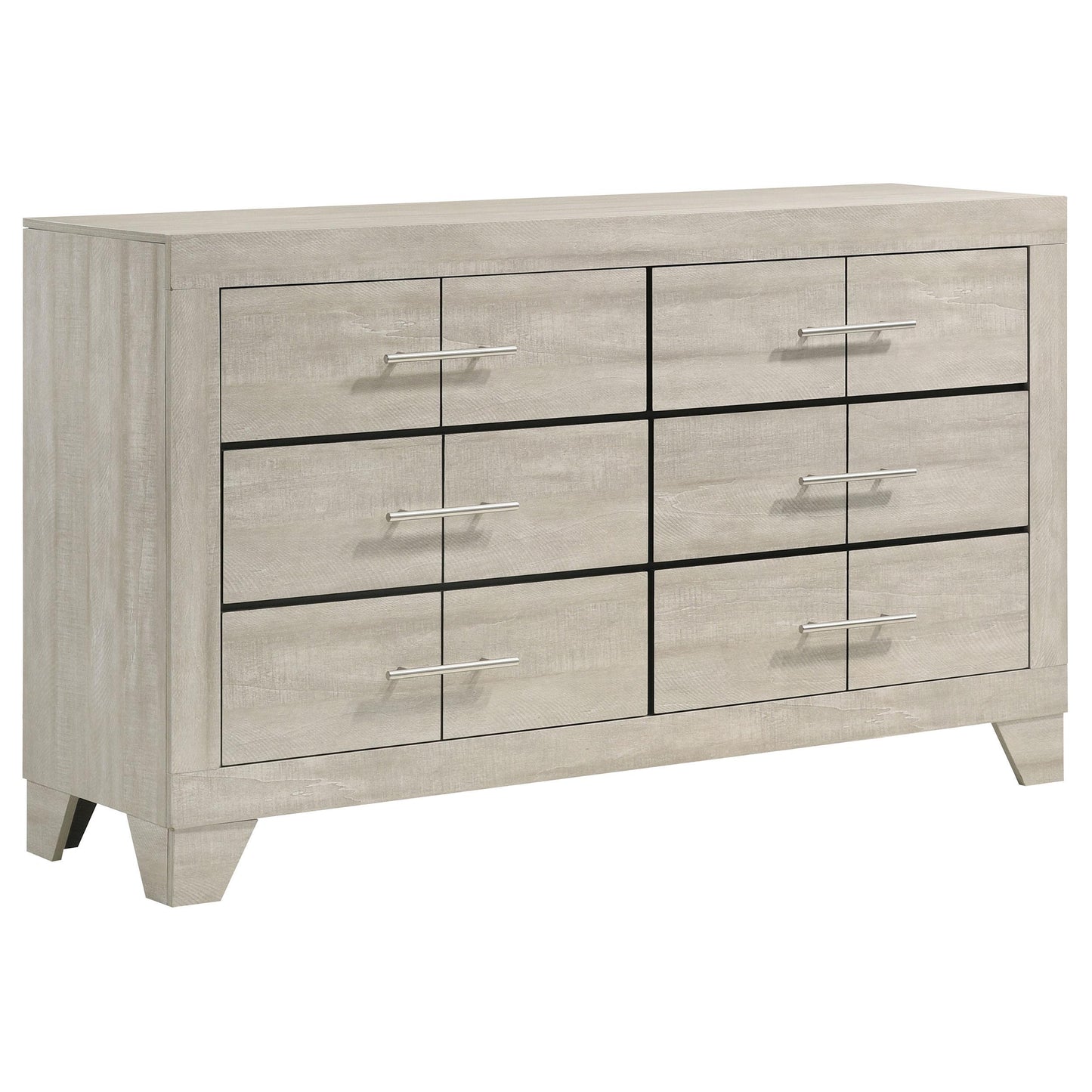  Coaster Furniture Trenton 225063 6-drawer Bedroom Dresser - Rustic Cream IMAGE 1