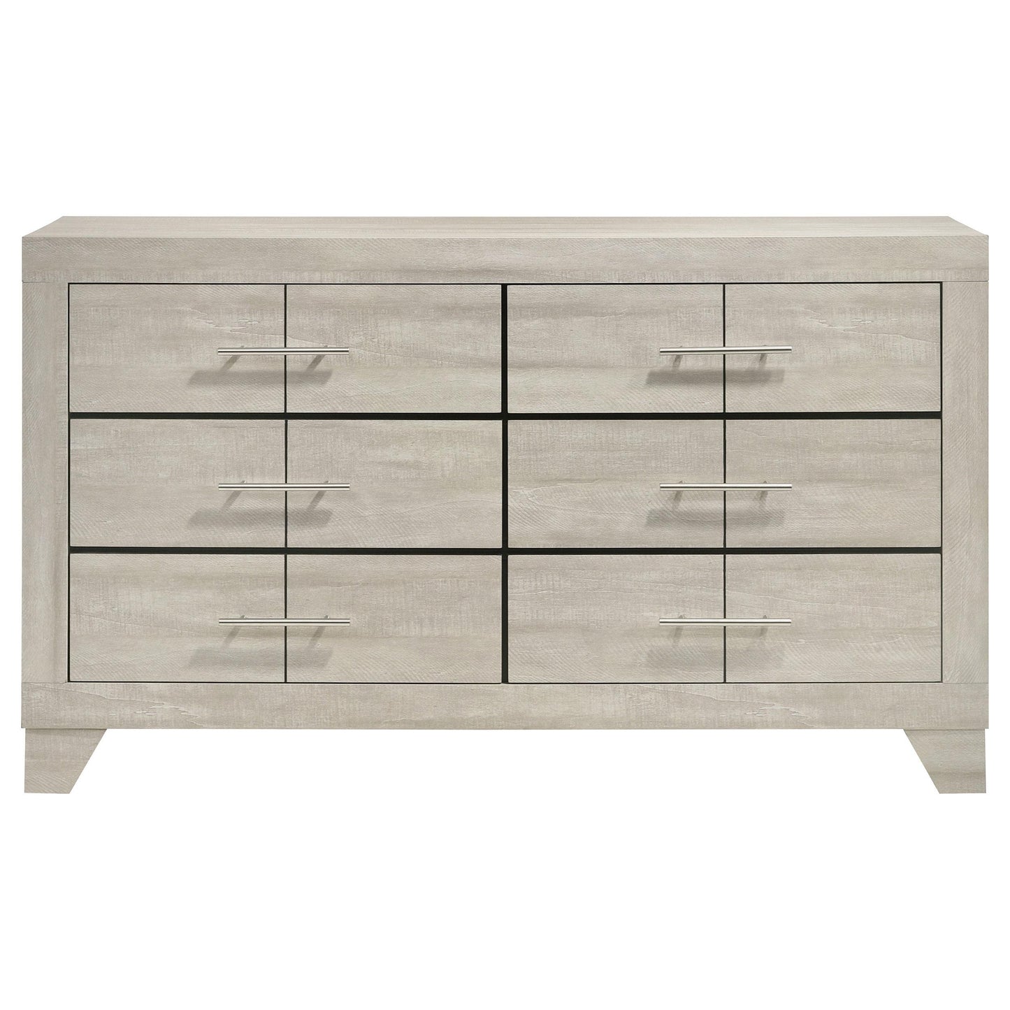  Coaster Furniture Trenton 225063 6-drawer Bedroom Dresser - Rustic Cream IMAGE 7