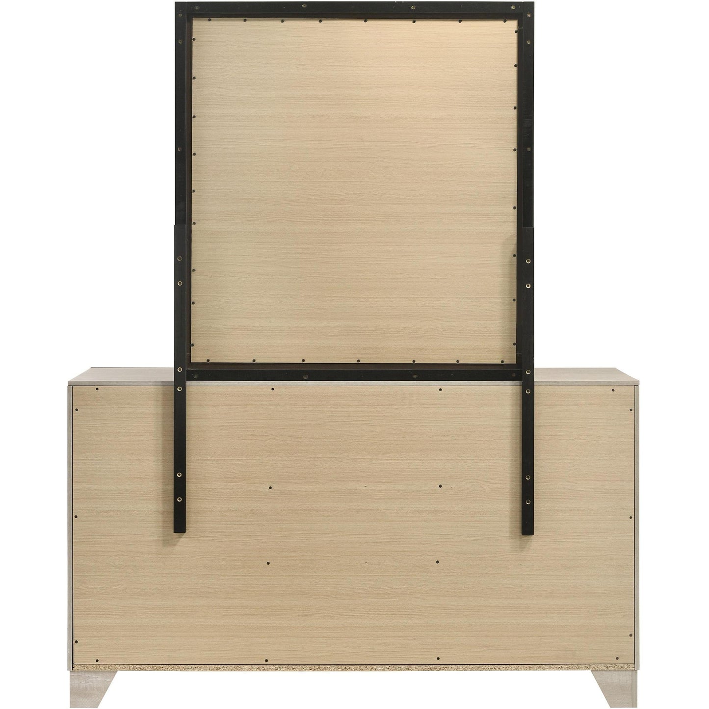  Coaster Furniture Trenton 225063M 6-drawer Bedroom Dresser With Mirror - Rustic Cream IMAGE 7