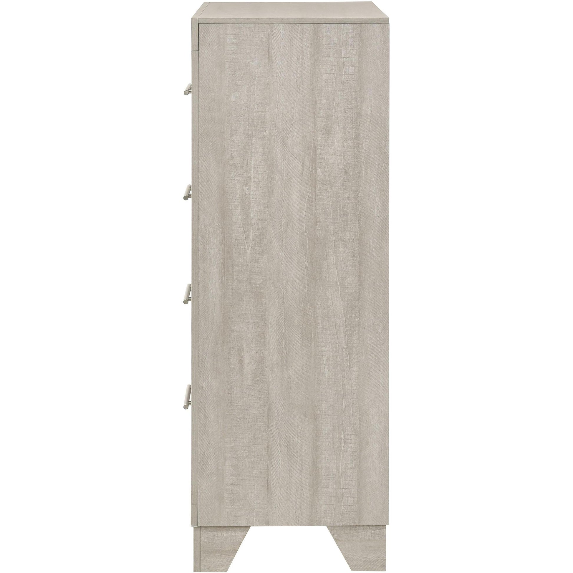  Coaster Furniture Trenton 225065 4-drawer Bedroom Chest - Rustic Cream IMAGE 5