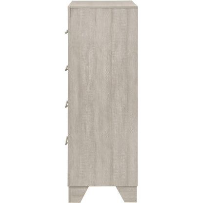  Coaster Furniture Trenton 225065 4-drawer Bedroom Chest - Rustic Cream IMAGE 5