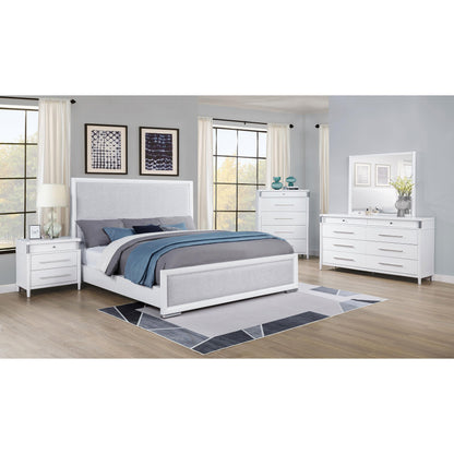  Coaster Furniture Gracemont 225071KE 57-inch Eastern King Panel Bed - Grey/White IMAGE 12