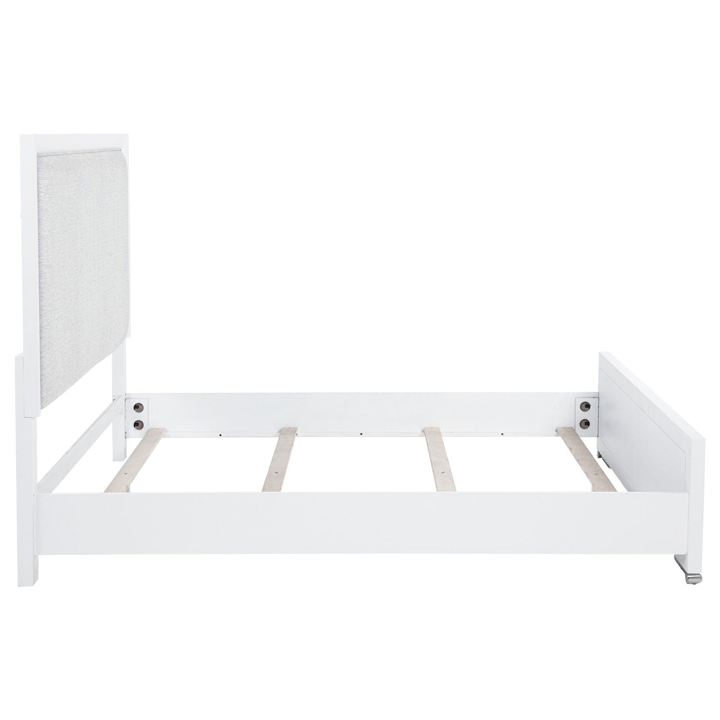  Coaster Furniture Gracemont 225071Q 57-inch Queen Panel Bed - Grey/White IMAGE 1