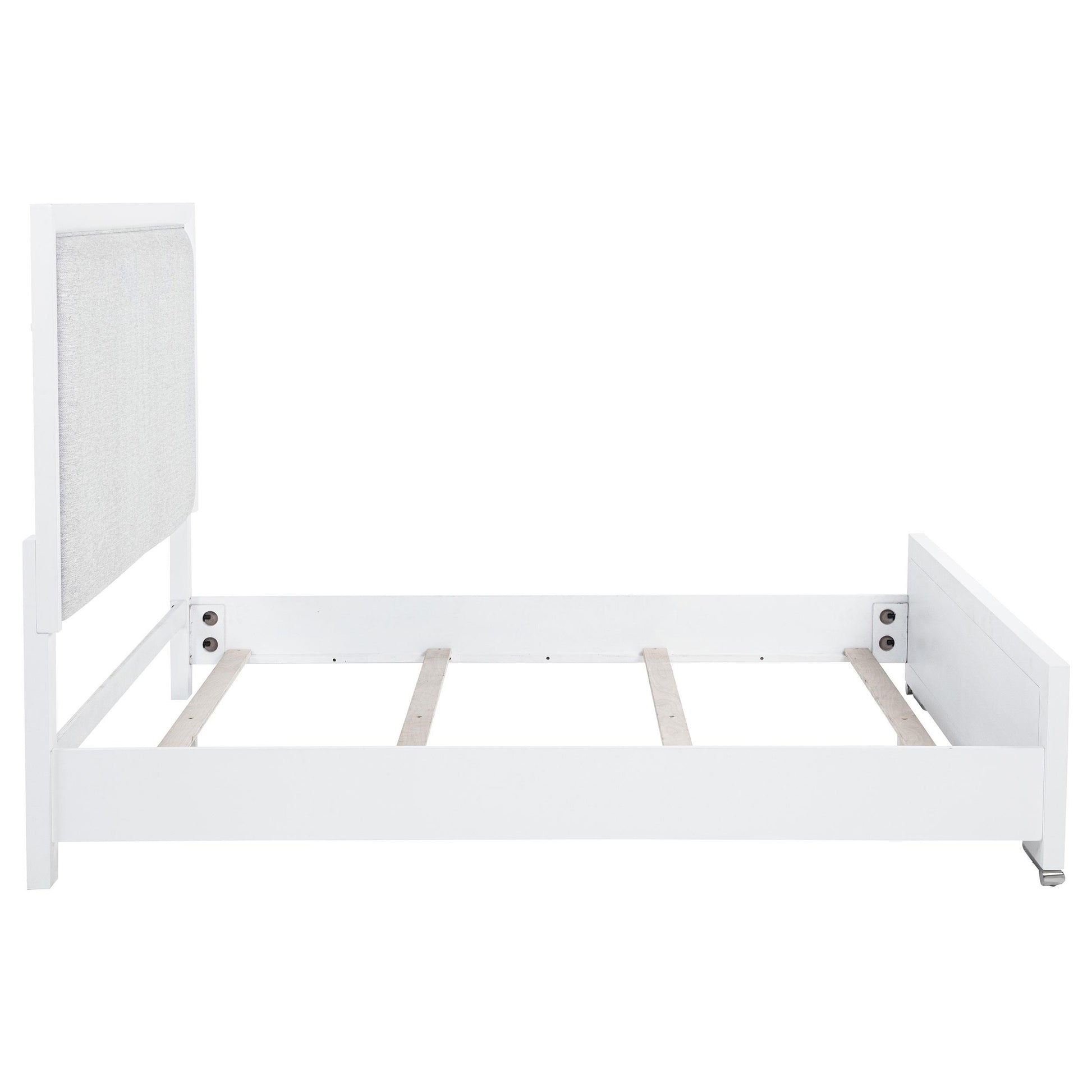  Coaster Furniture Gracemont 225071Q 57-inch Queen Panel Bed - Grey/White IMAGE 1