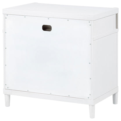  Coaster Furniture Gracemont 225072 3-drawer Bedroom Nightstand Bedside Table - White IMAGE 8
