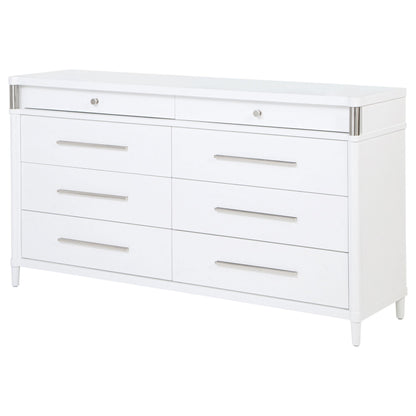  Coaster Furniture Gracemont 225073 8-drawer Bedroom Dresser Cabinet - White IMAGE 11