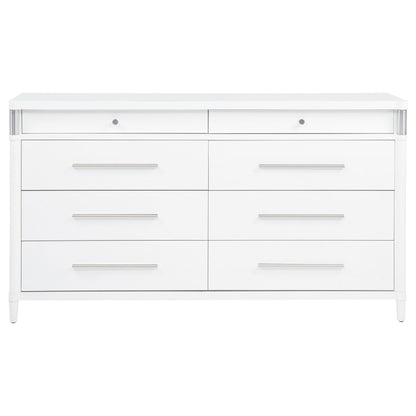  Coaster Furniture Gracemont 225073 8-drawer Bedroom Dresser Cabinet - White IMAGE 8