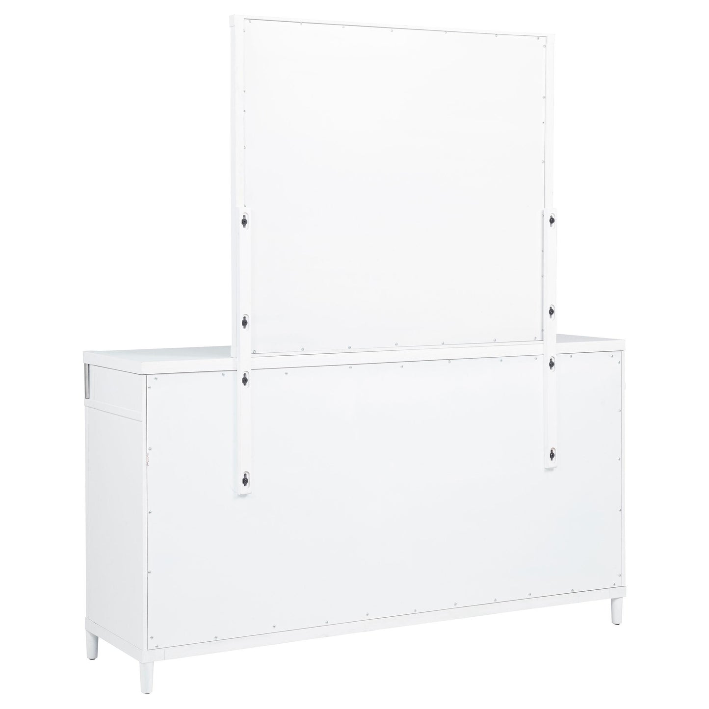  Coaster Furniture Gracemont 225073M 8-drawer Bedroom Dresser with Mirror - White IMAGE 2