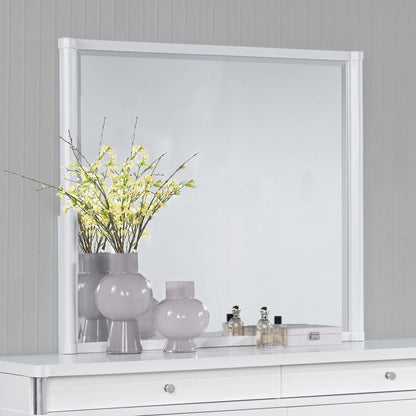  Coaster Furniture Gracemont 225074 Dresser Mirror - White IMAGE 6