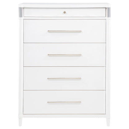  Coaster Furniture Gracemont 225075 5-drawer Bedroom Chest - White IMAGE 11