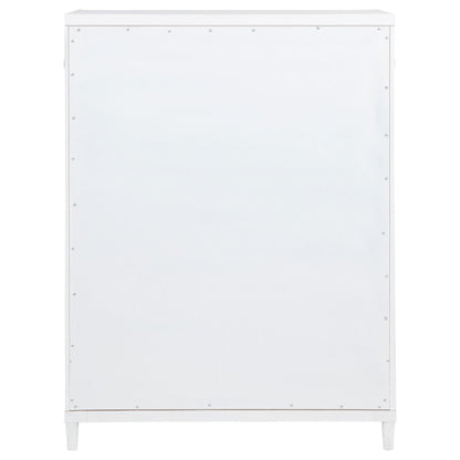  Coaster Furniture Gracemont 225075 5-drawer Bedroom Chest - White IMAGE 5