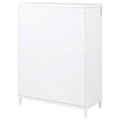  Coaster Furniture Gracemont 225075 5-drawer Bedroom Chest - White IMAGE 7