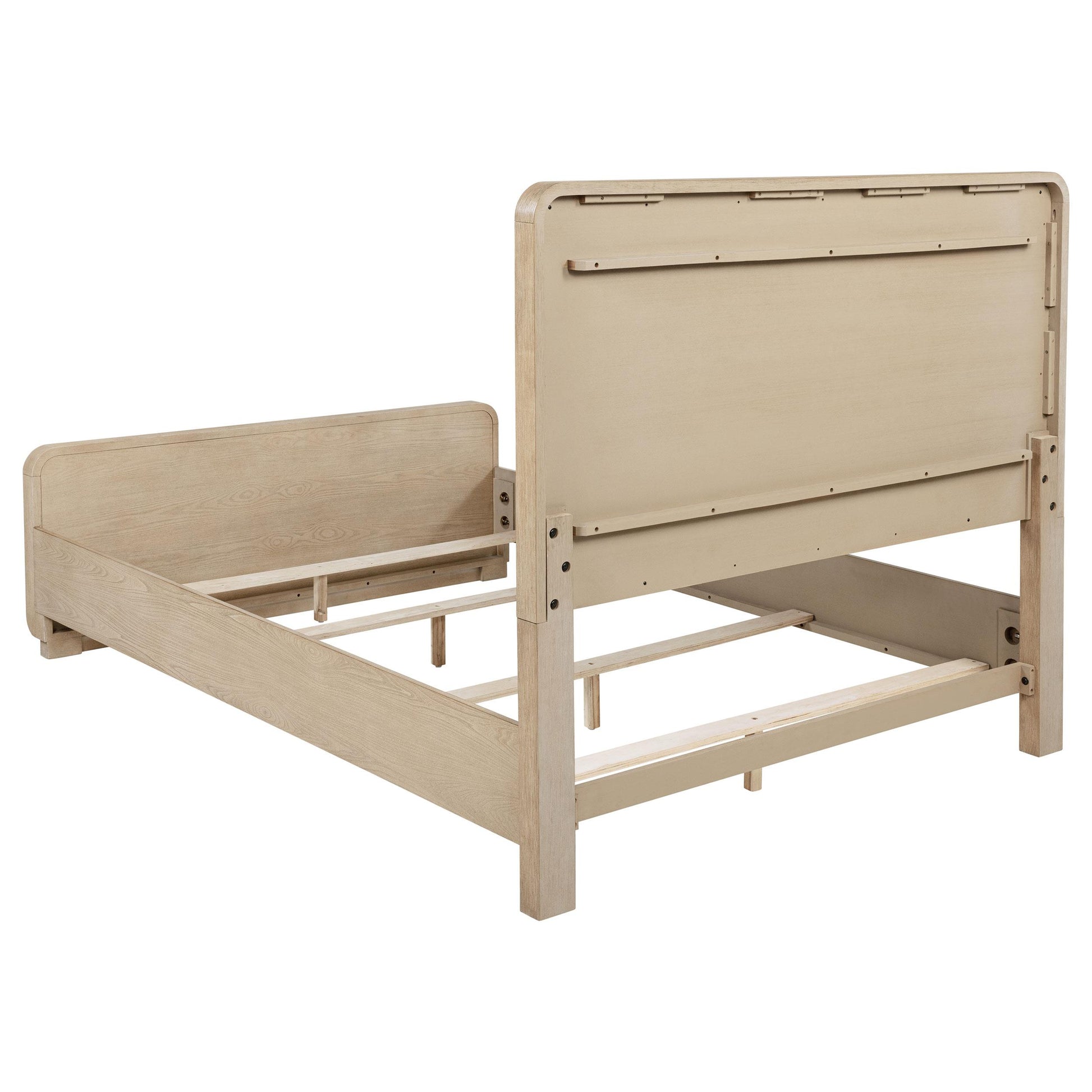  Coaster Furniture Ladera 225081Q 56-inch Queen Panel Bed - Light Elm IMAGE 1