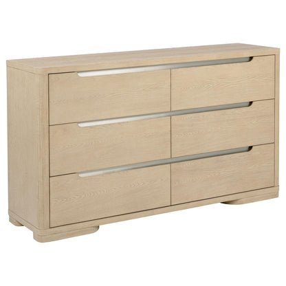  Coaster Furniture Ladera 225083 6-drawer Bedroom Dresser - Light Elm IMAGE 3